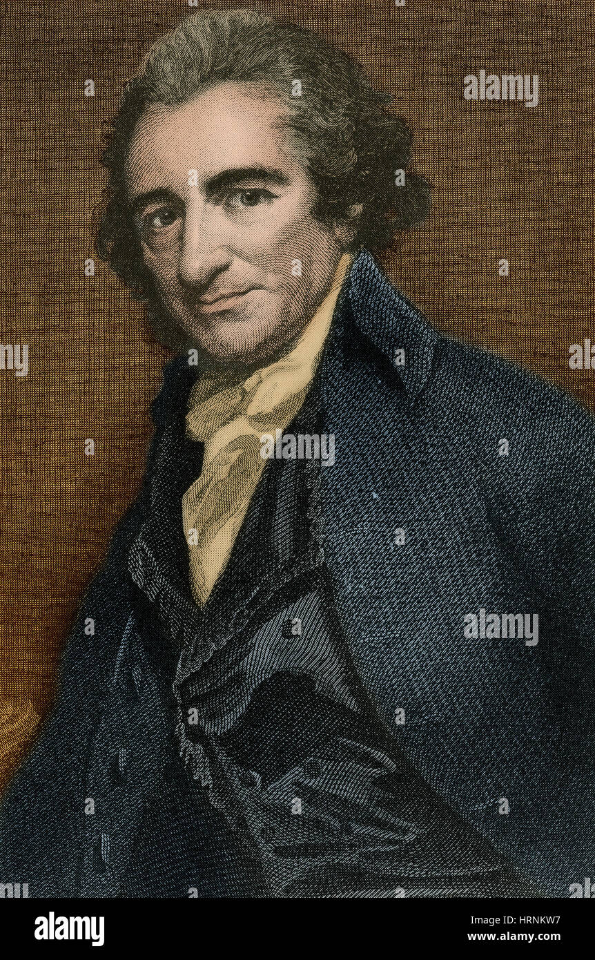Thomas Paine, American Patriot Foto Stock