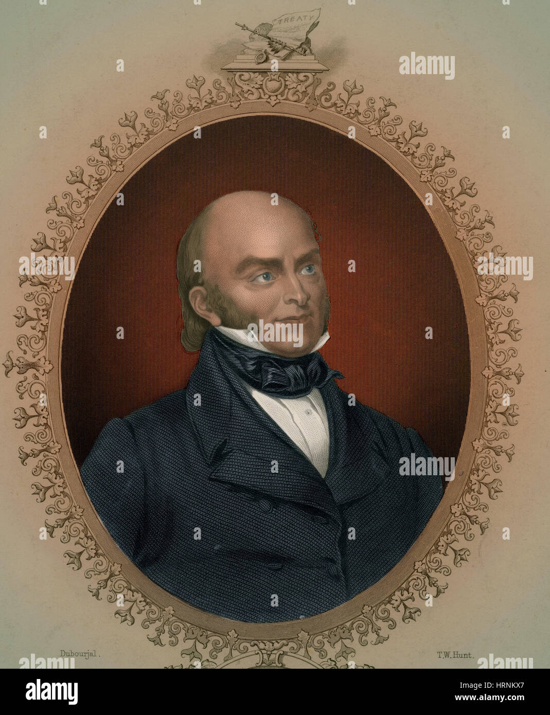 John Quincy Adams, 6 U.S. Il presidente Foto Stock