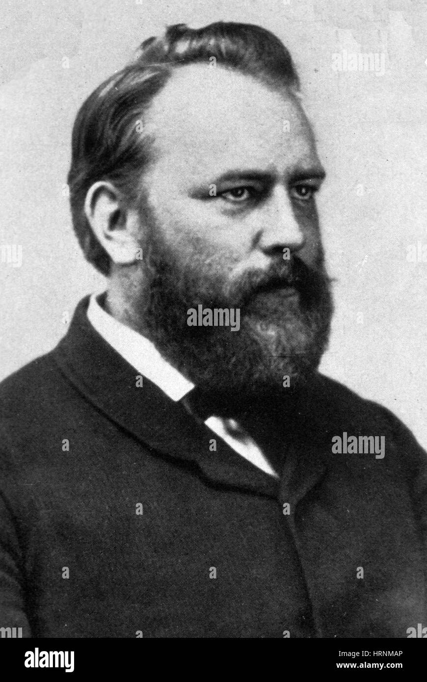 Theodor Billroth, chirurgo austro-tedesca Foto Stock