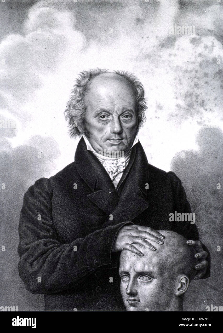 Franz Joseph Gall, Phrenologist tedesco Foto Stock