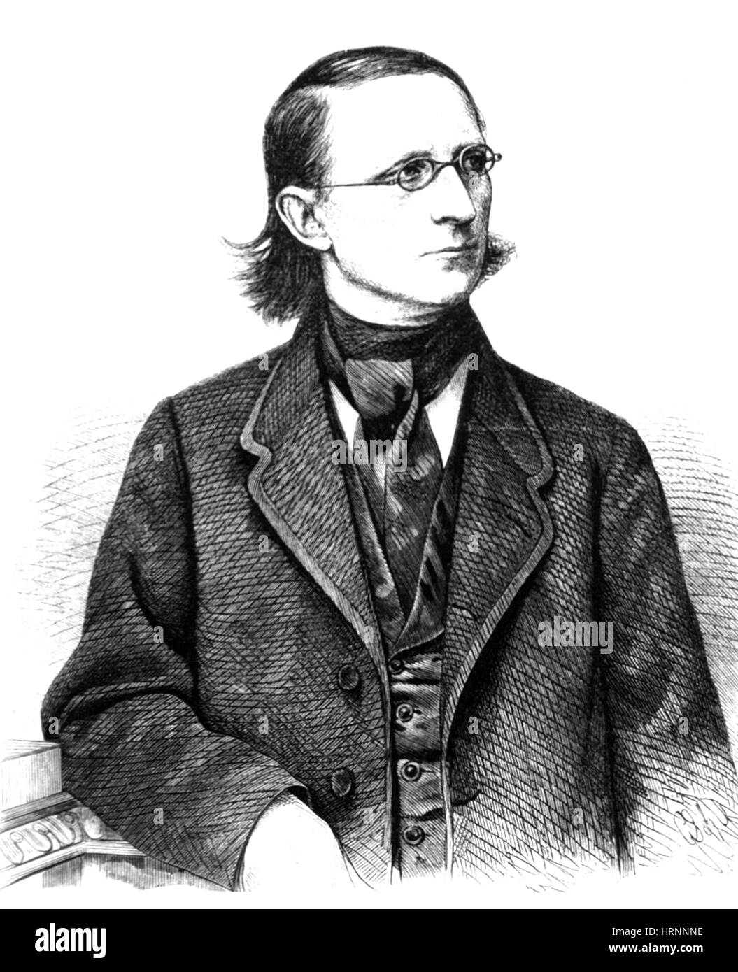 Carl Ludwig, fisiologo tedesco Foto Stock