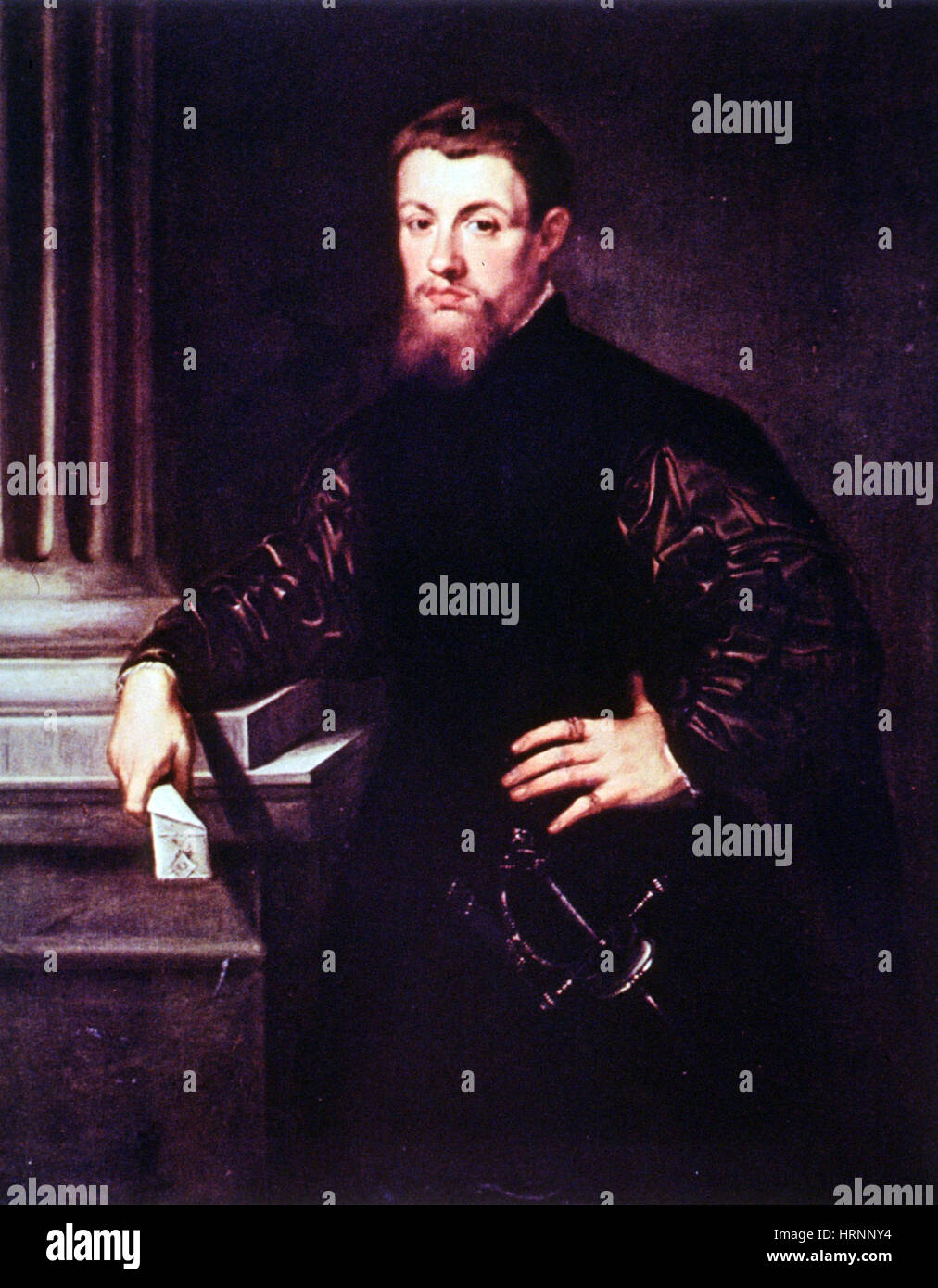 Andreas Vesalius, anatomista Fiammingo Foto Stock