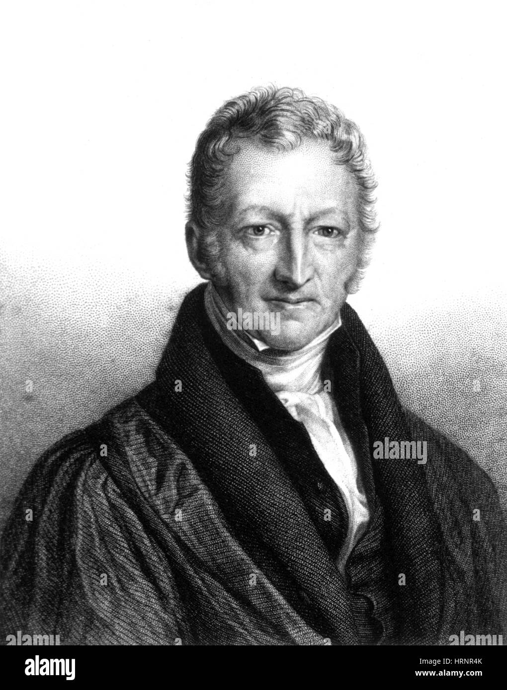 Thomas Robert Malthus, studioso inglese Foto Stock