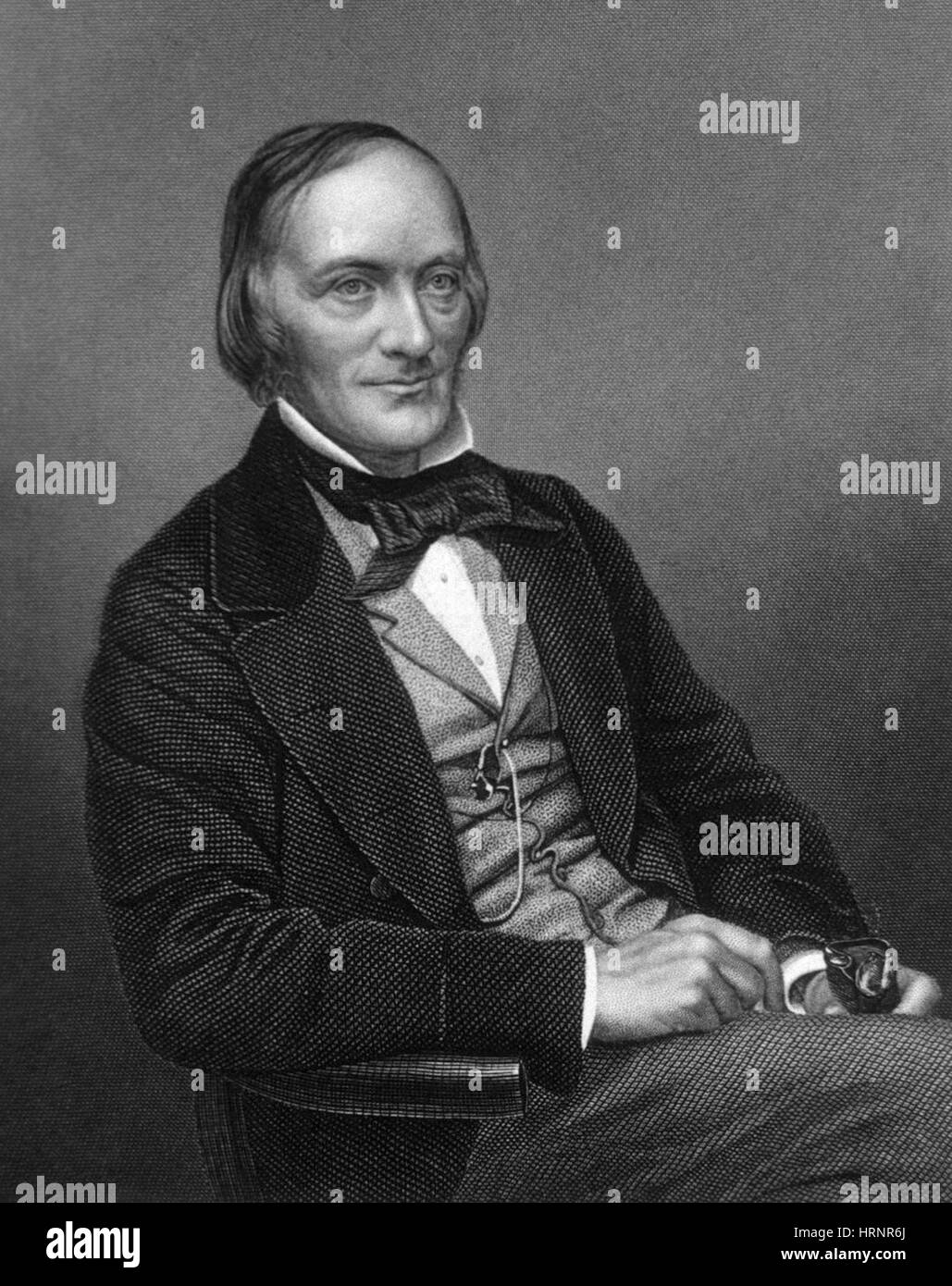 Richard Owen, paleontologo inglese Foto Stock
