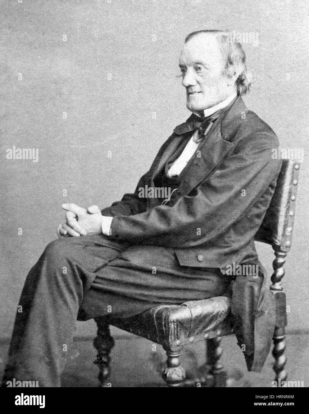 Richard Owen, paleontologo inglese Foto Stock