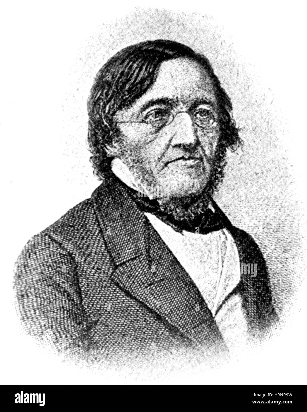 Karl Ernst von Baer Polymath estone Foto Stock