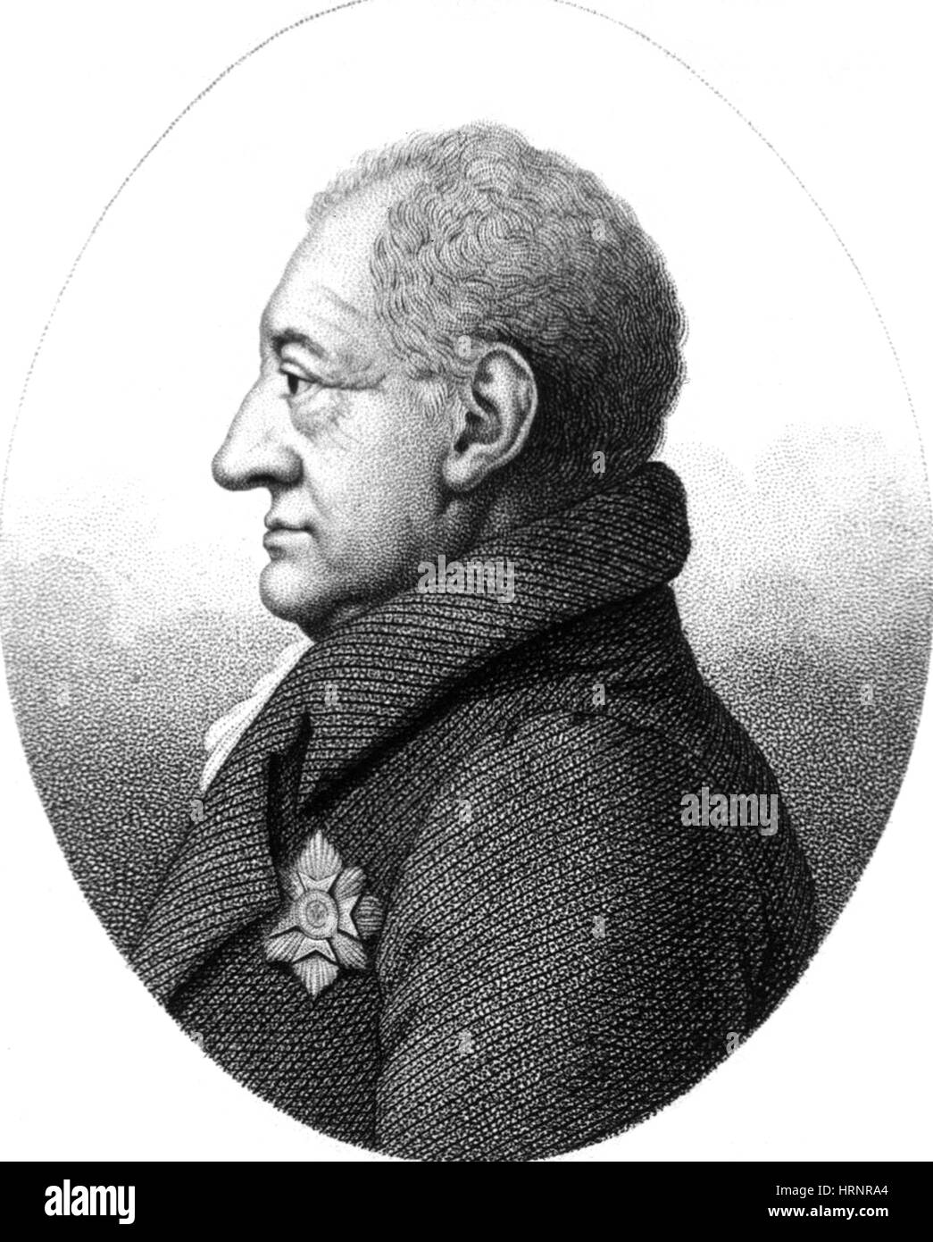 Johann Wolfgang von Goethe, autore tedesco e Polymath Foto Stock