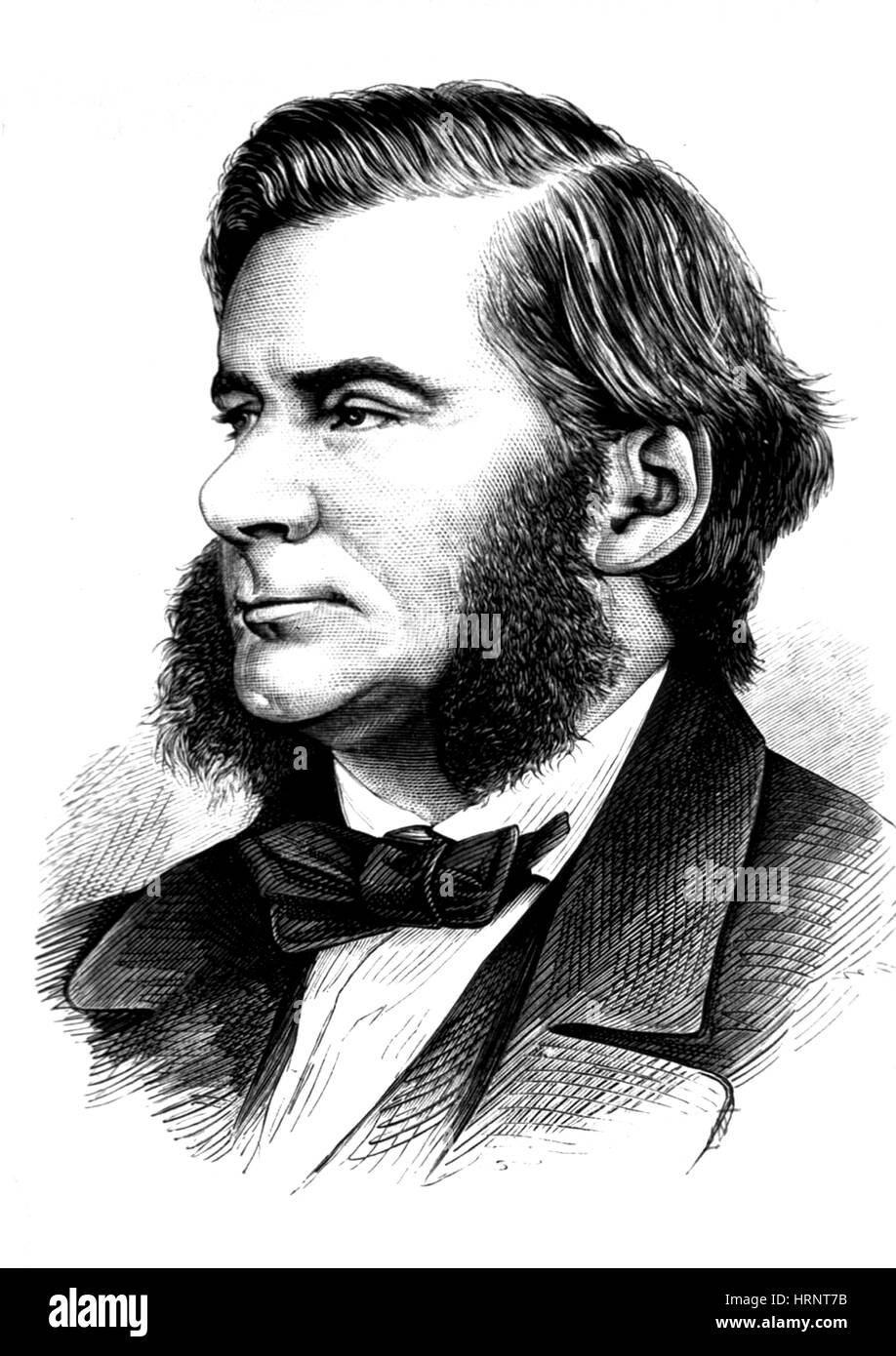 Thomas Huxley, biologo inglese Foto Stock