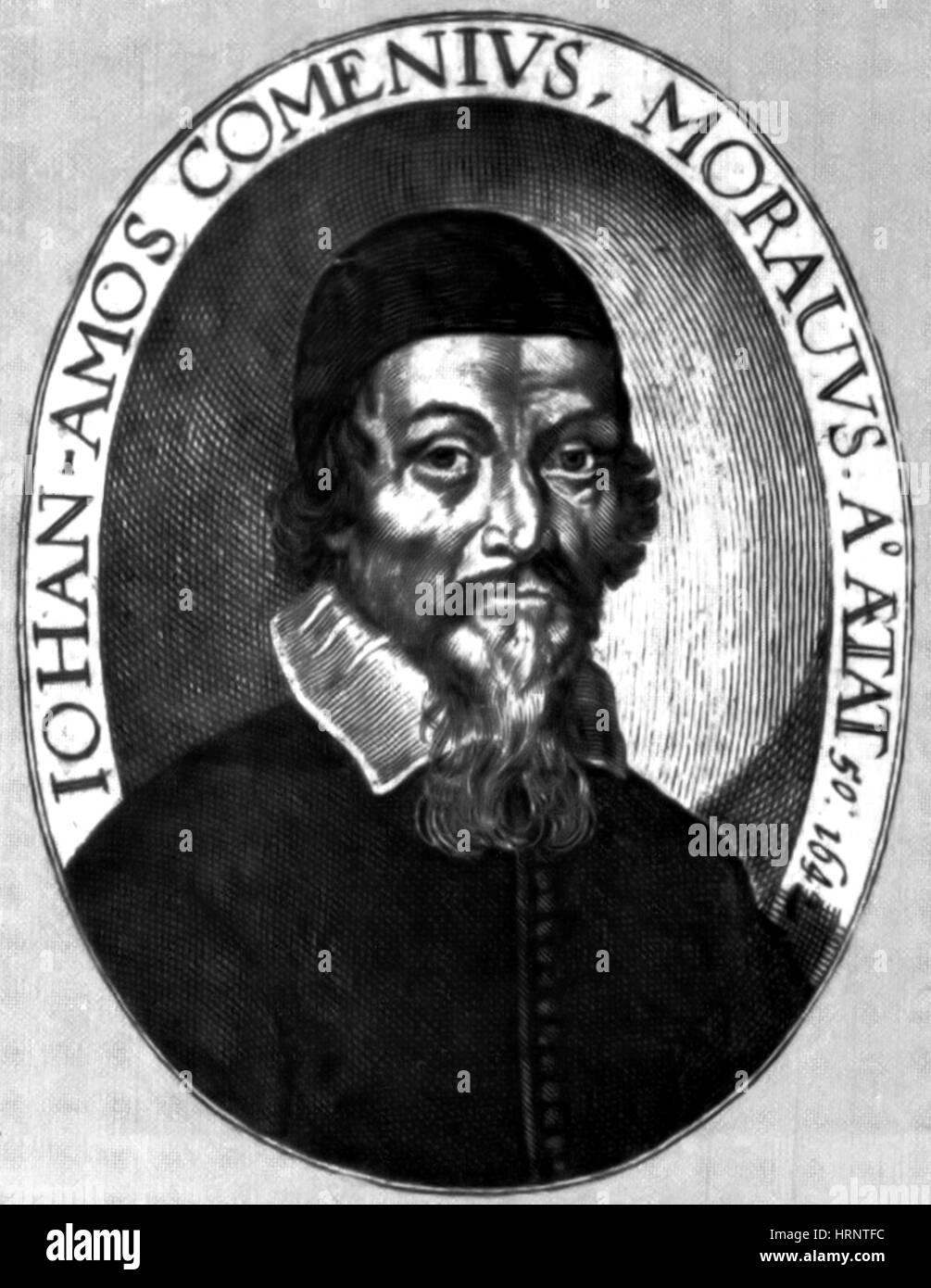 Johann Amos Comenius, educatore ceca Foto Stock