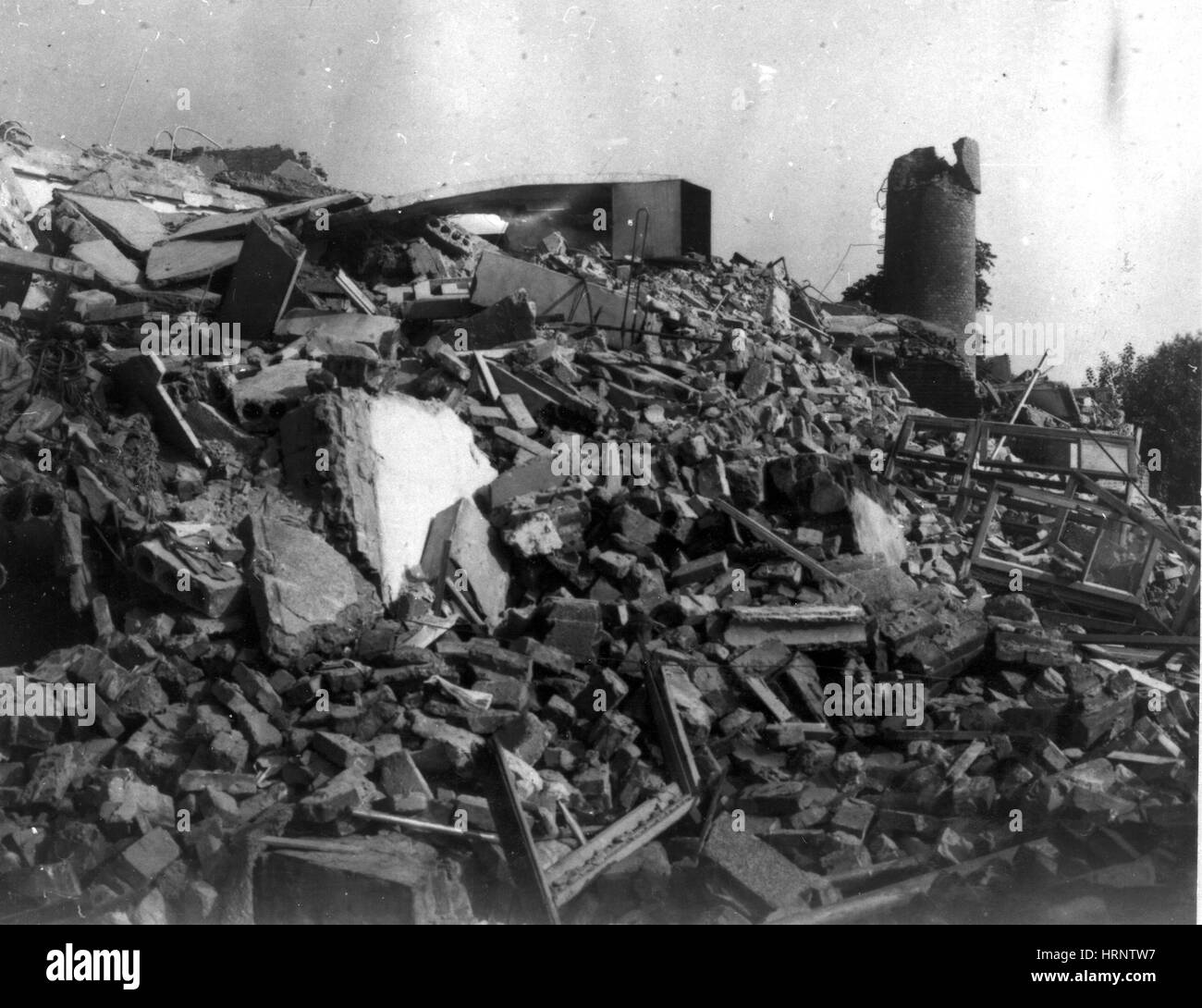 Tangshan terremoto, 1976 Foto Stock