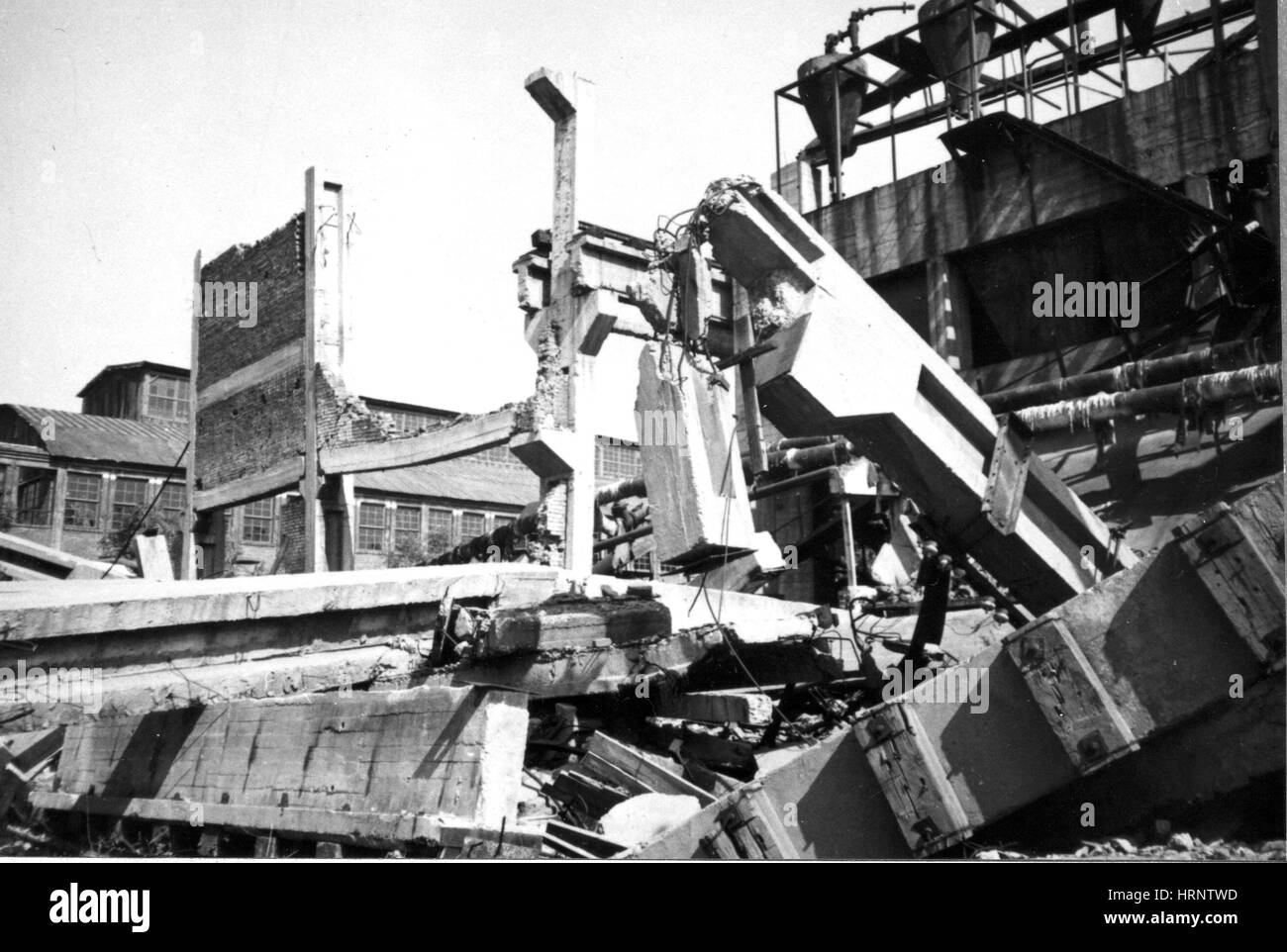 Tangshan terremoto, 1976 Foto Stock