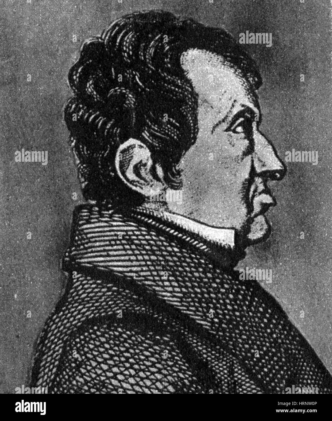 André Marie AmpÌ¬ri, Fisico francese Foto Stock