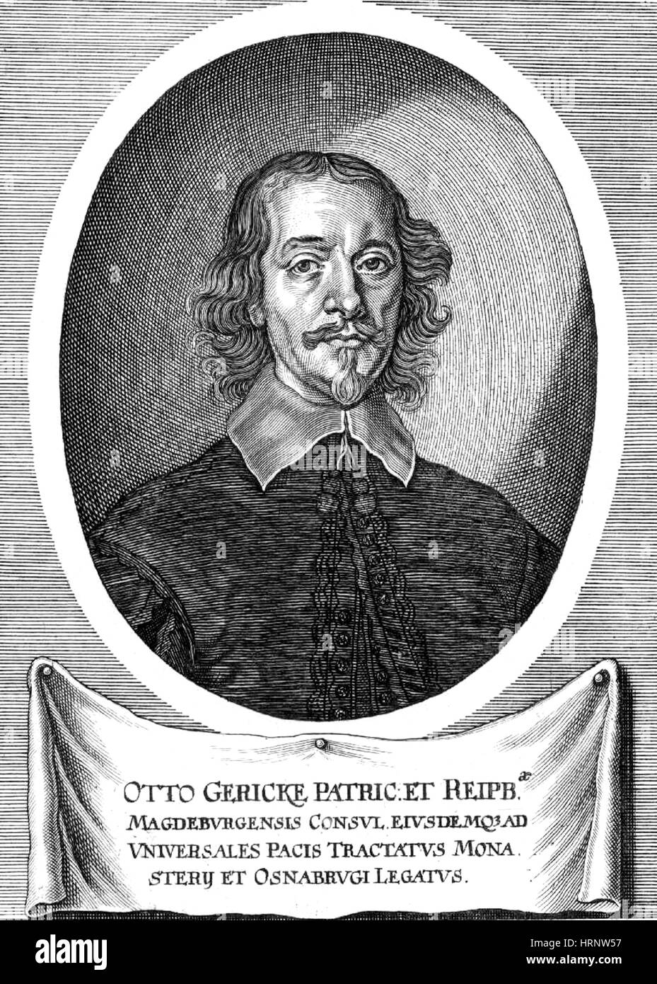 Otto von Guericke, scienziato tedesco Foto Stock