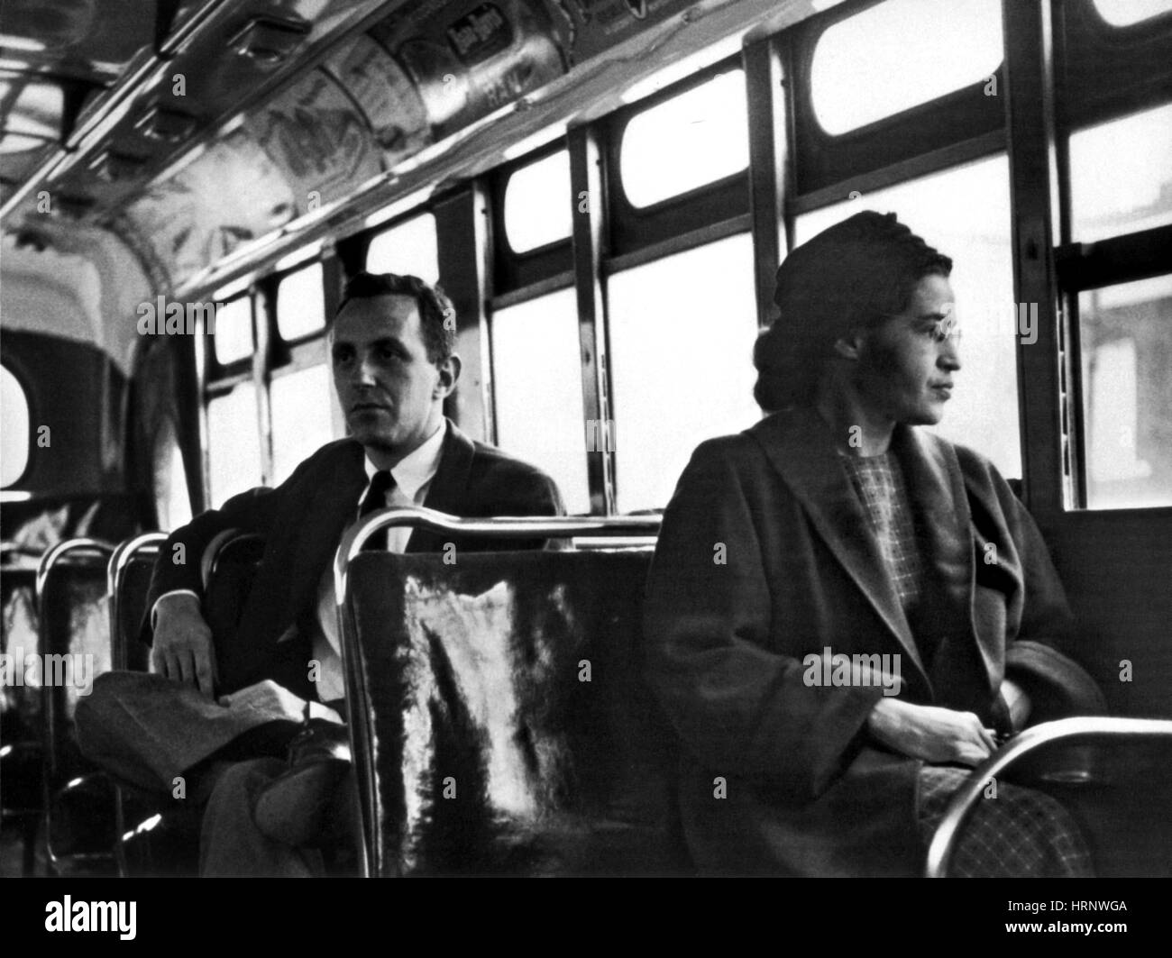 Rosa Parks, civile attivista per i diritti Foto Stock