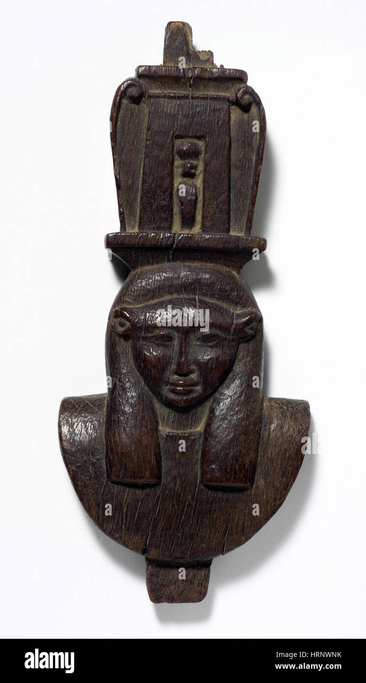 Hathor, Predynastic dea egizia Foto Stock