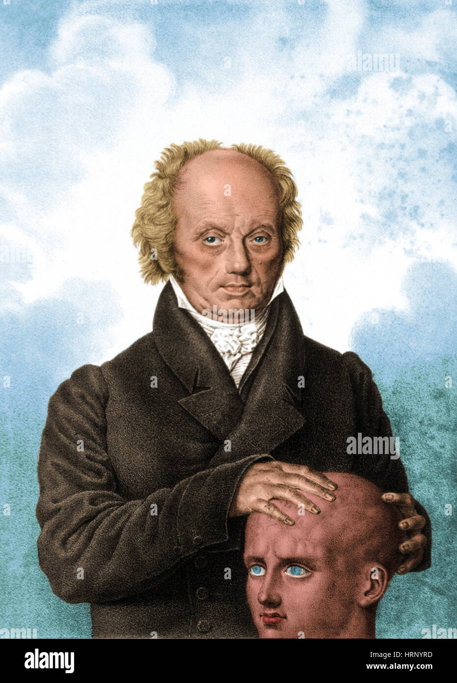 Franz Joseph Gall, Phrenologist tedesco Foto Stock