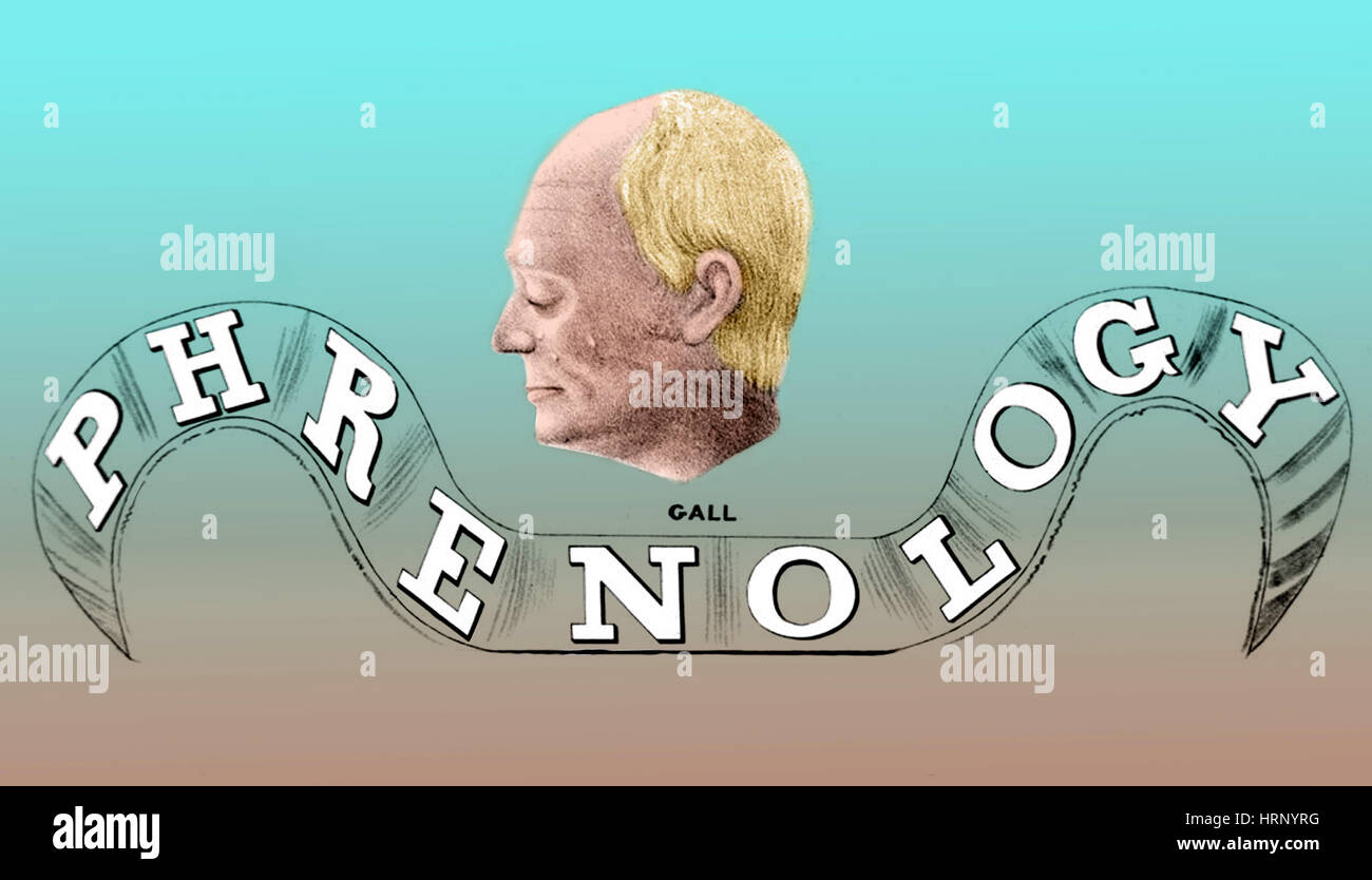 Franz Joseph Gall, Phrenologist tedesco Foto Stock