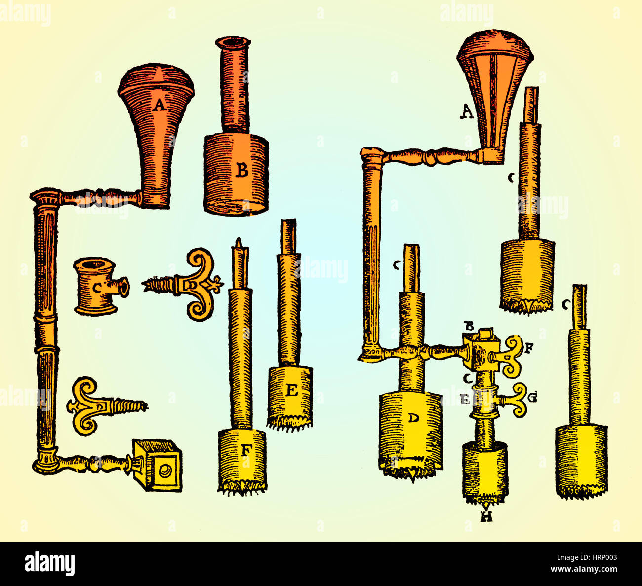 Trapano Strumenti, XVI secolo Foto Stock