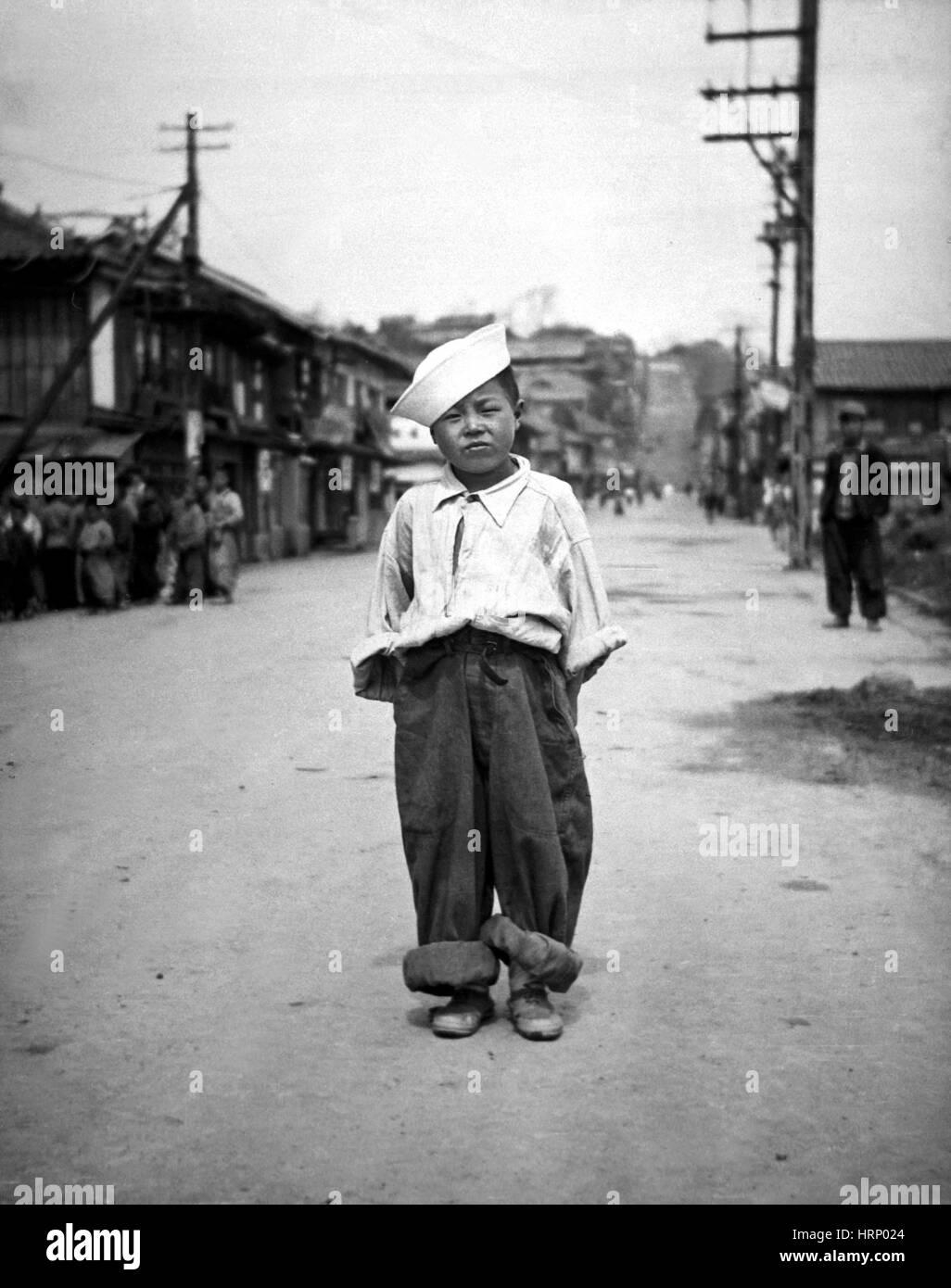 Guerra di Corea, coreano orfana di guerra, 1951 Foto Stock