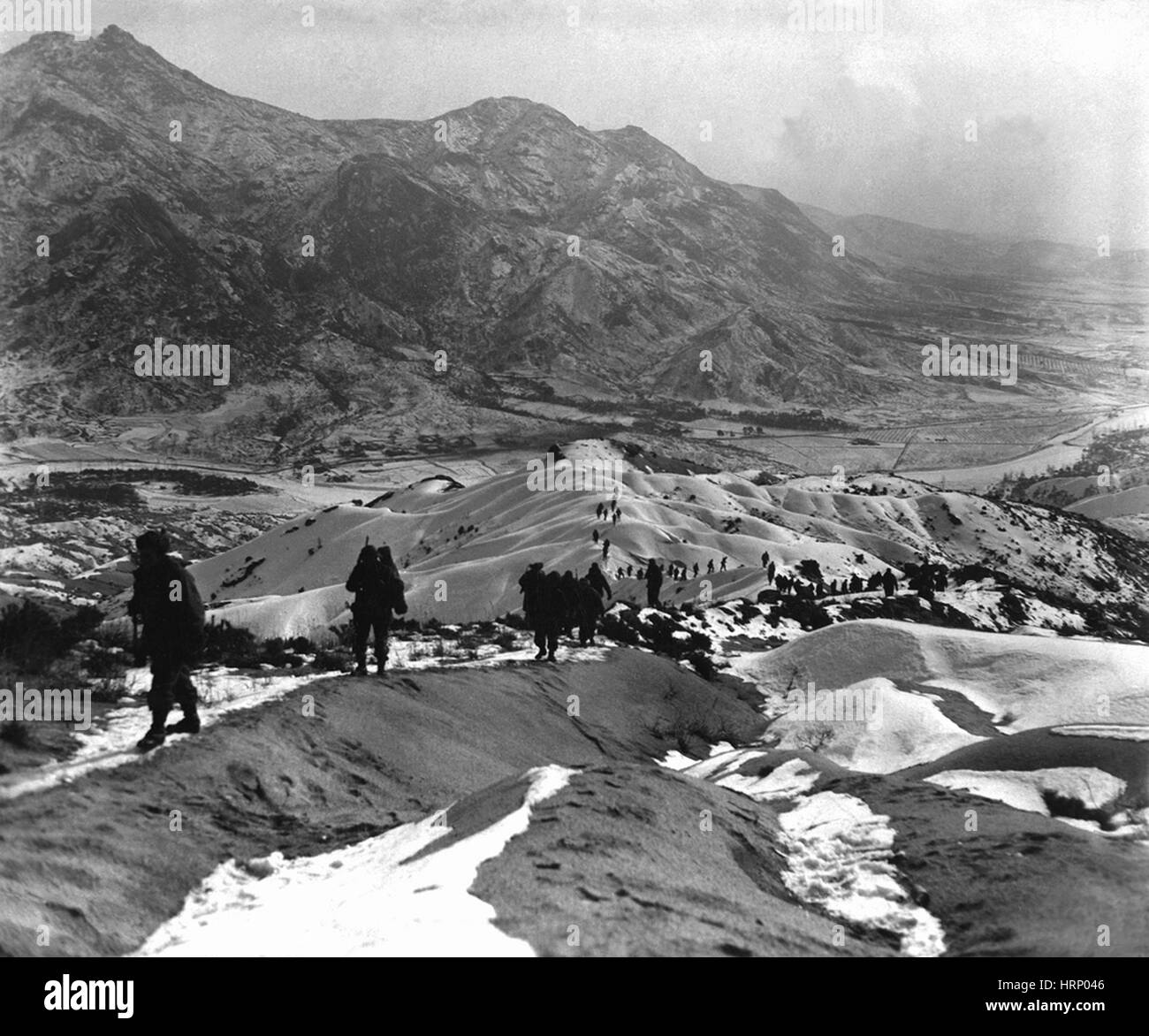 Guerra di Corea, nemico di ricognizione, 1951 Foto Stock