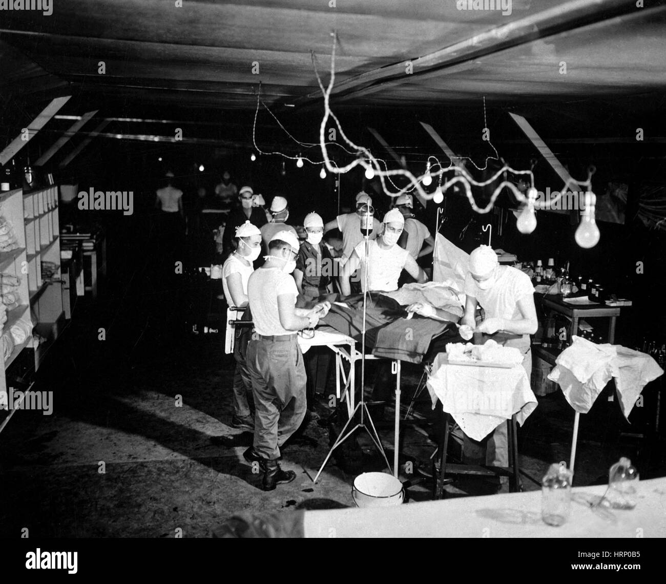 Guerra di Corea, 8209th unità MASH, 1952 Foto Stock