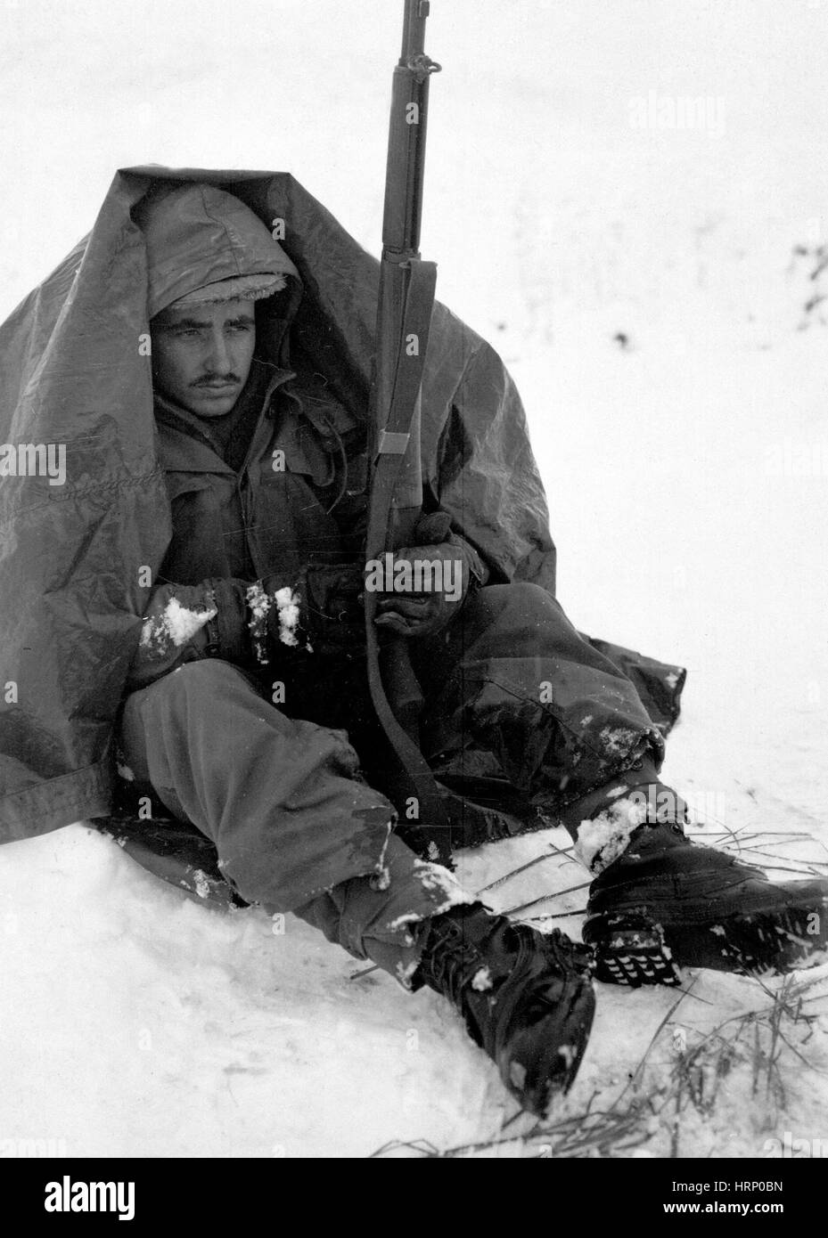 Guerra coreana, la lotta contro il freddo, 1951 Foto Stock