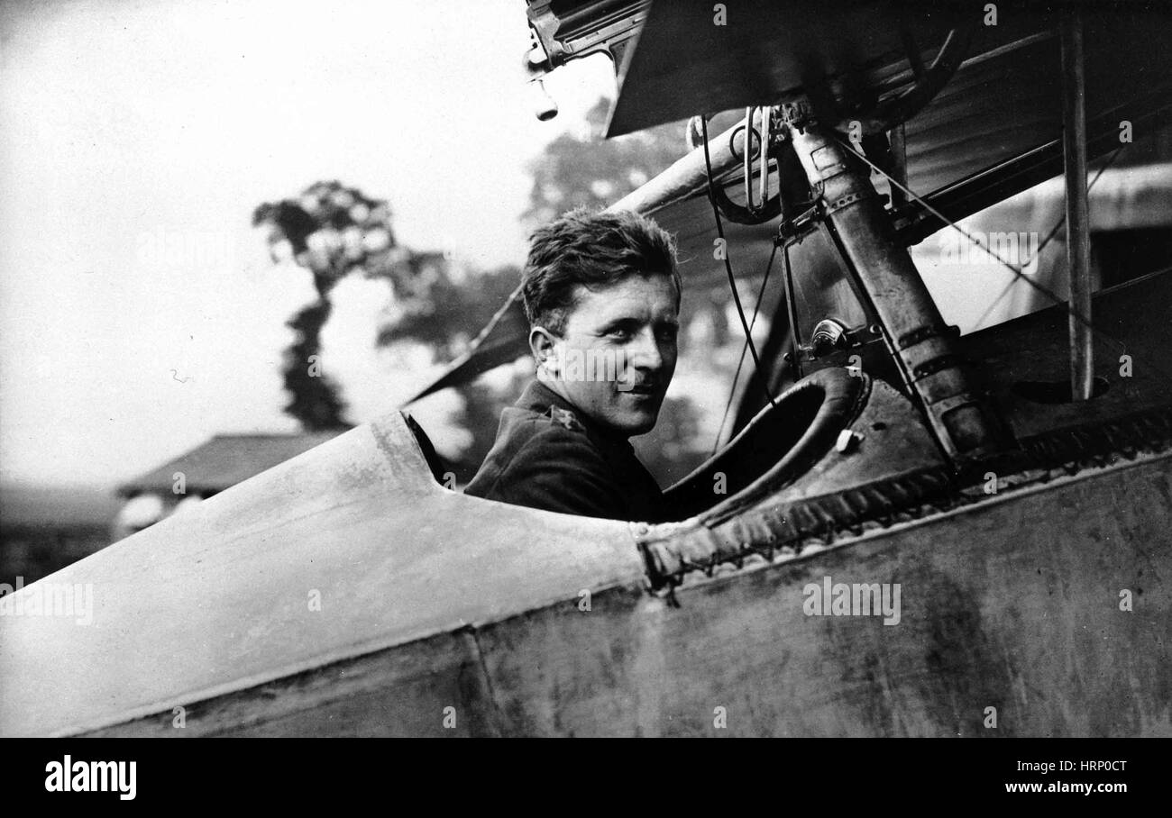 Billy Bishop, WWI Canadian Flying Ace Foto Stock