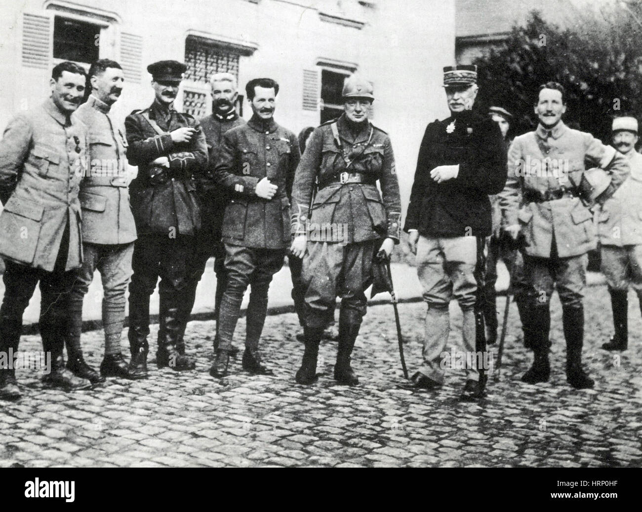 La prima guerra mondiale, Comandante Winston Churchill, 1915 Foto Stock