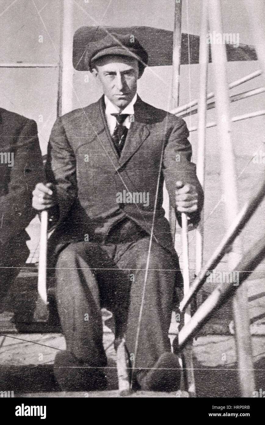 Orville Wright, aviazione americana Pioneer Foto Stock