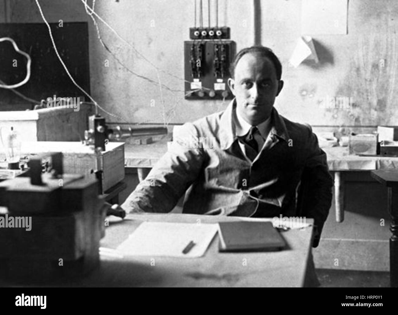 Enrico Fermi fisico italo-americano Foto Stock