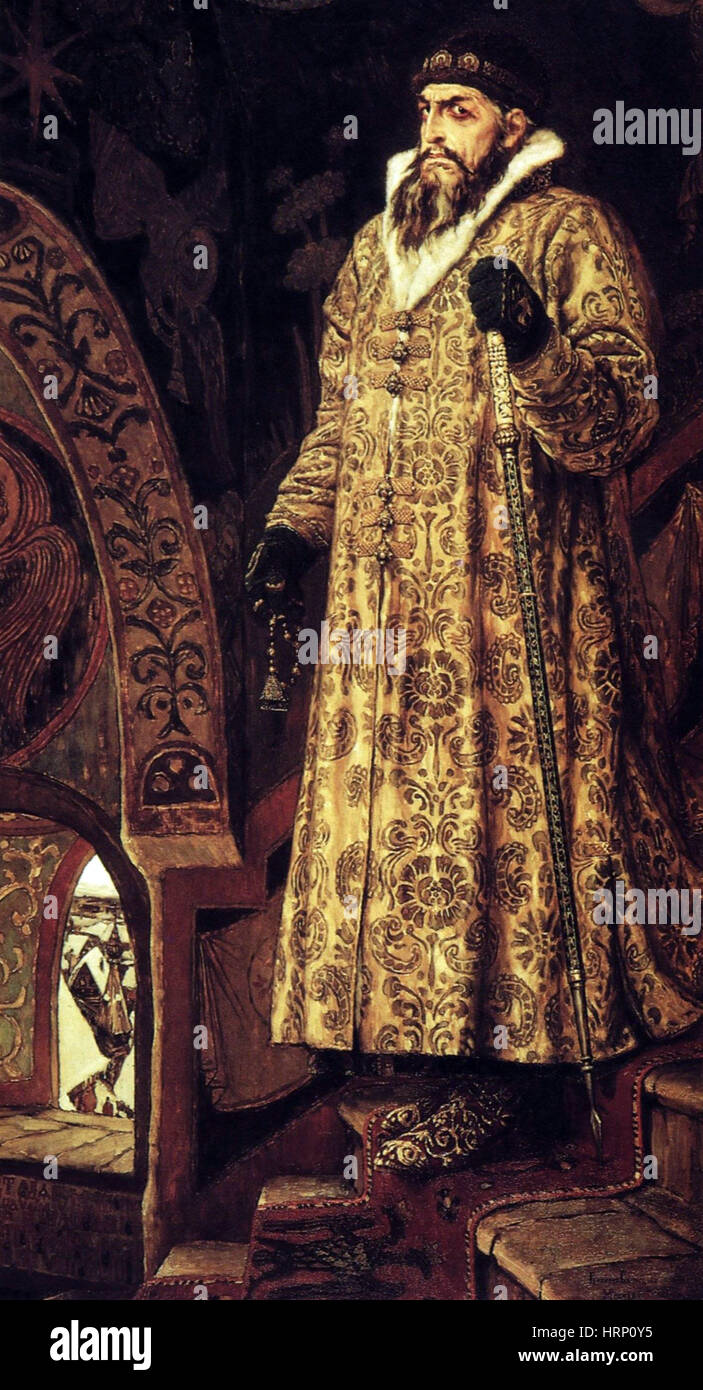 Ivan il Terribile, lo Zar di Russia Foto Stock