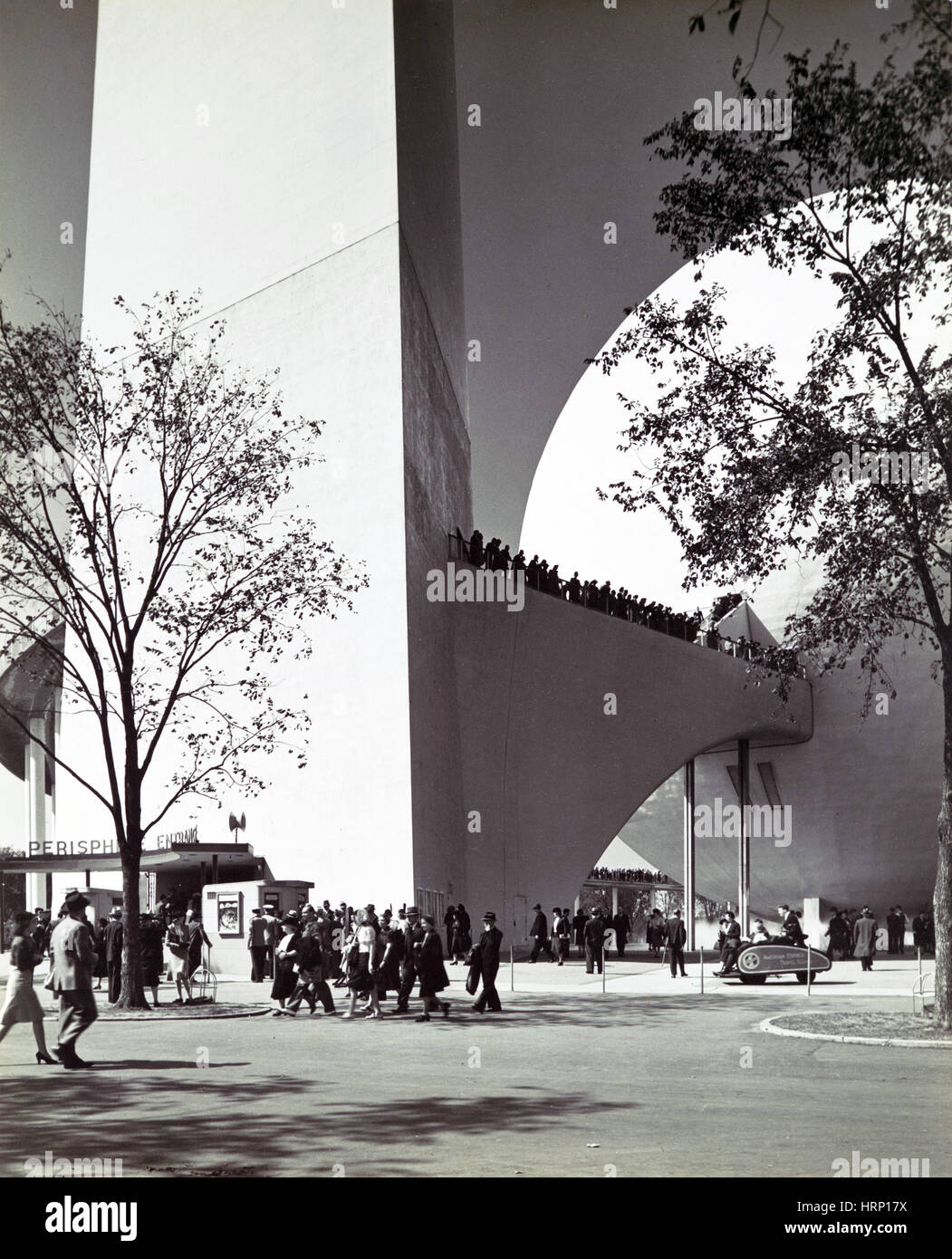 Ingresso Perisphere, 1939 alla fiera mondiale di New York Foto Stock