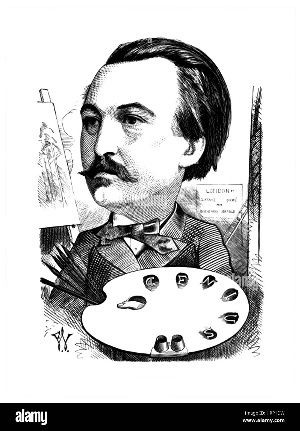 Gustave DorÌ©, artista francese Foto Stock