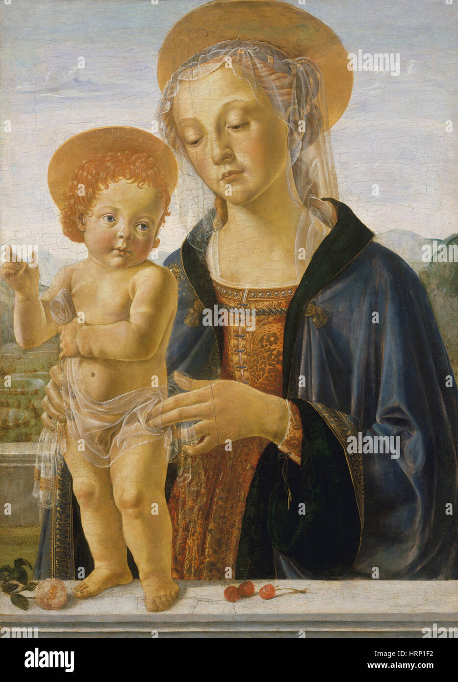 La Madonna e il Bambino, 1470 Foto Stock