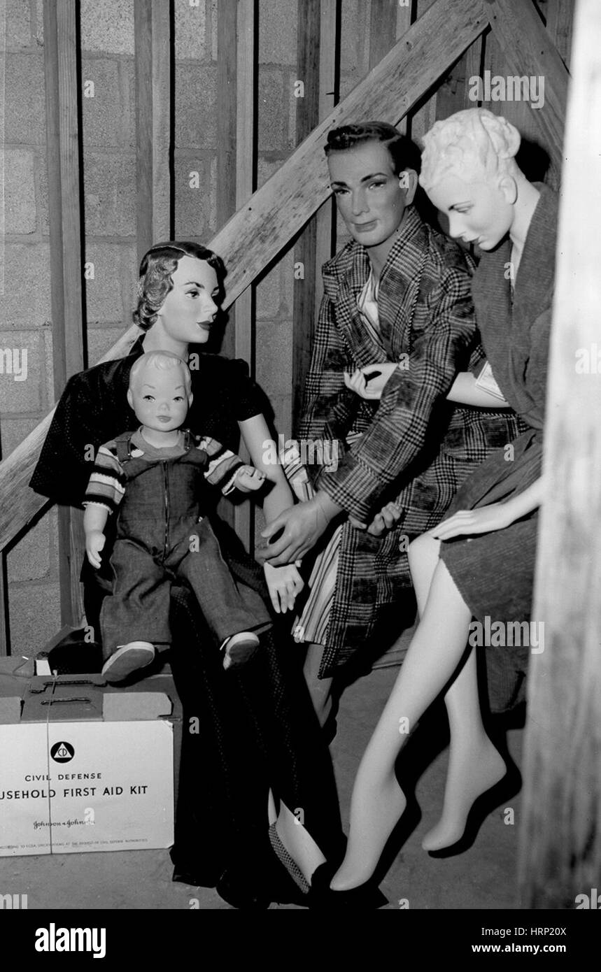 Funzionamento fuori porta, la difesa civile Studio, 1953 Foto Stock