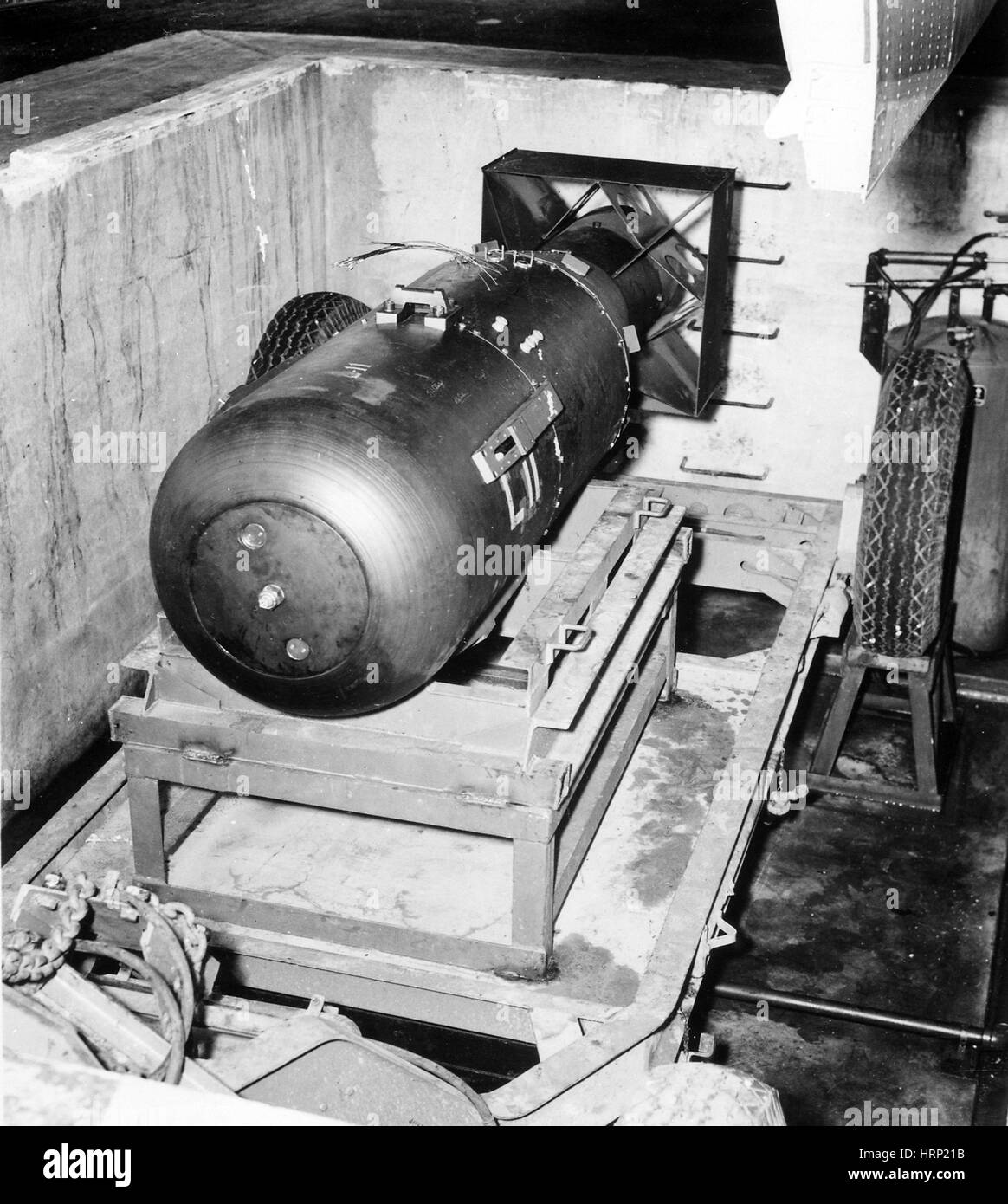 Durante la Seconda Guerra Mondiale, Little Boy, arma nucleare Foto Stock