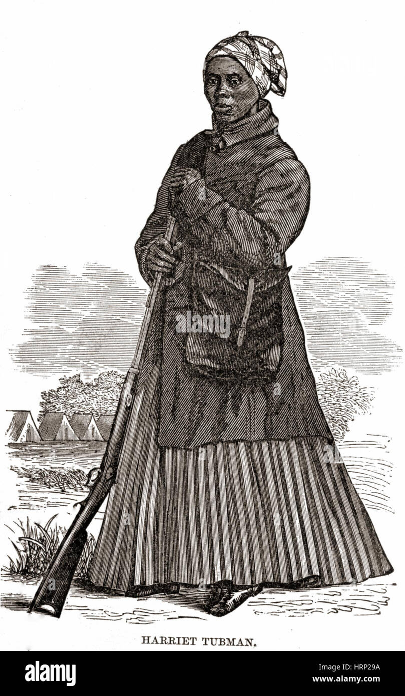 Harriet Tubman, abolizionista americano Foto Stock