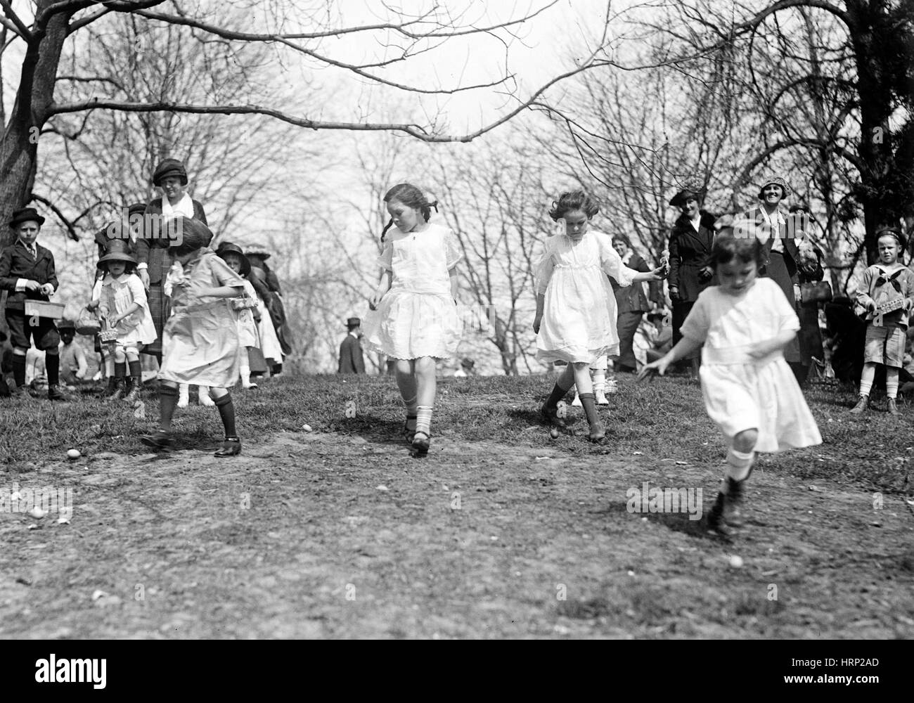 White House Easter Egg Roll, 1921 Foto Stock
