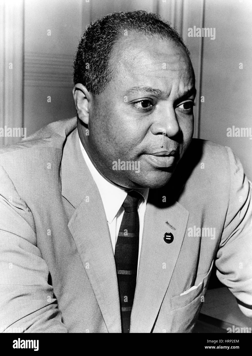 James Farmer, leader dei diritti civili Foto Stock