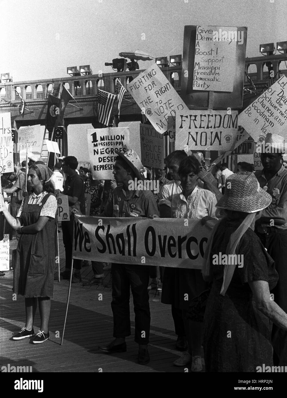La Mississippi libertà Partito Democratico, 1964 Foto Stock