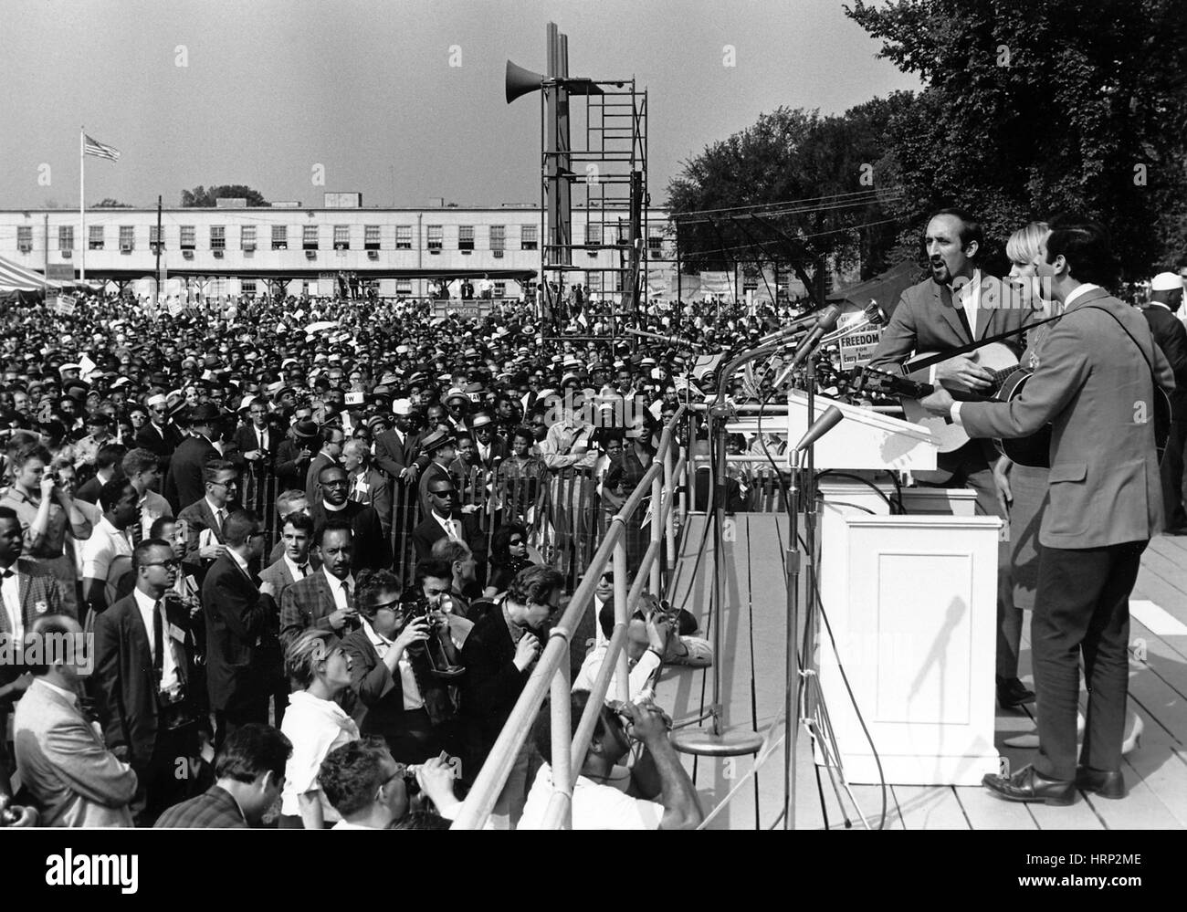 Pietro e Paolo e Maria, marzo su Washington, 1963 Foto Stock