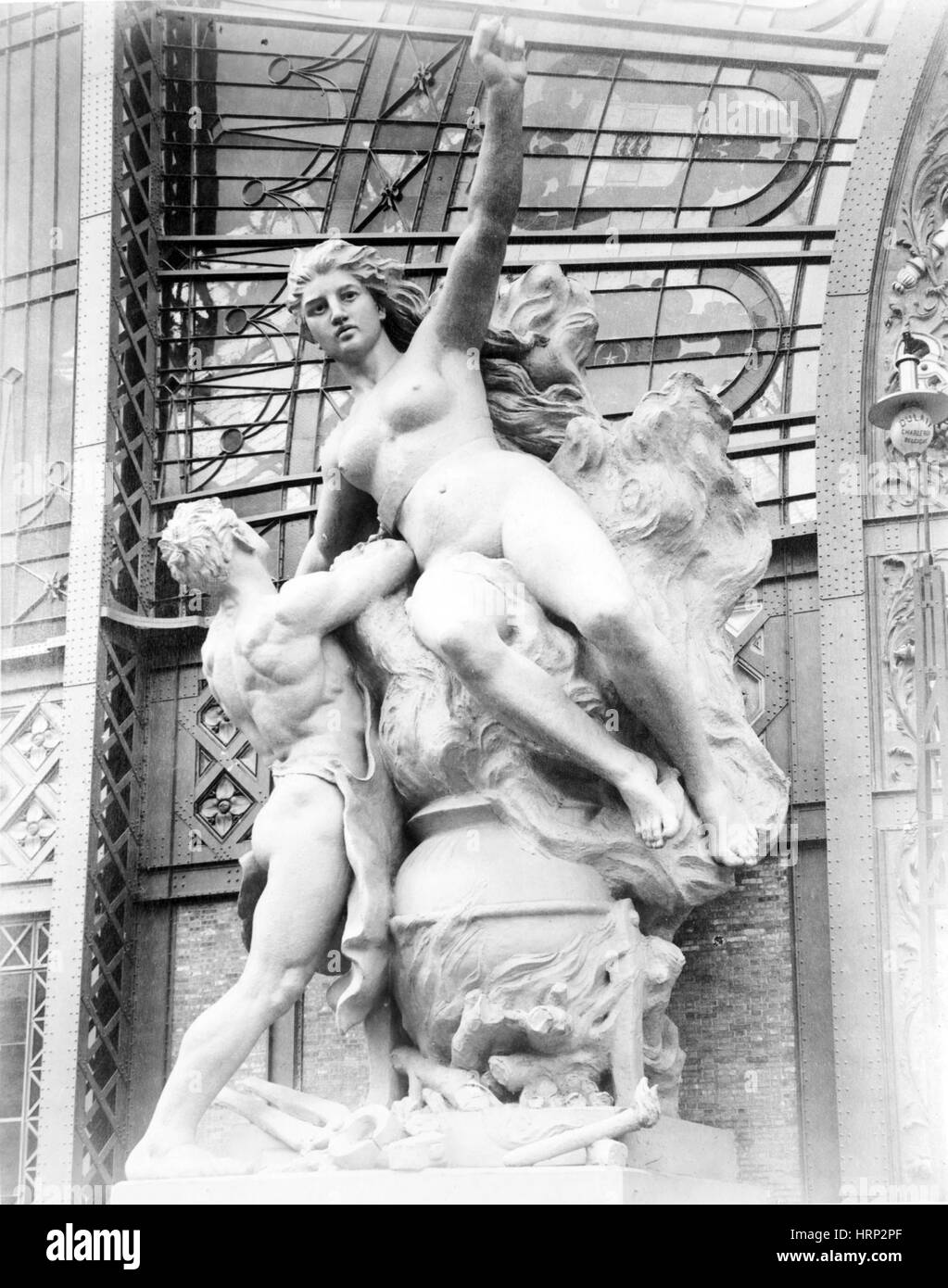 Età del Ferro, Esposizione di Parigi, 1889 Foto Stock
