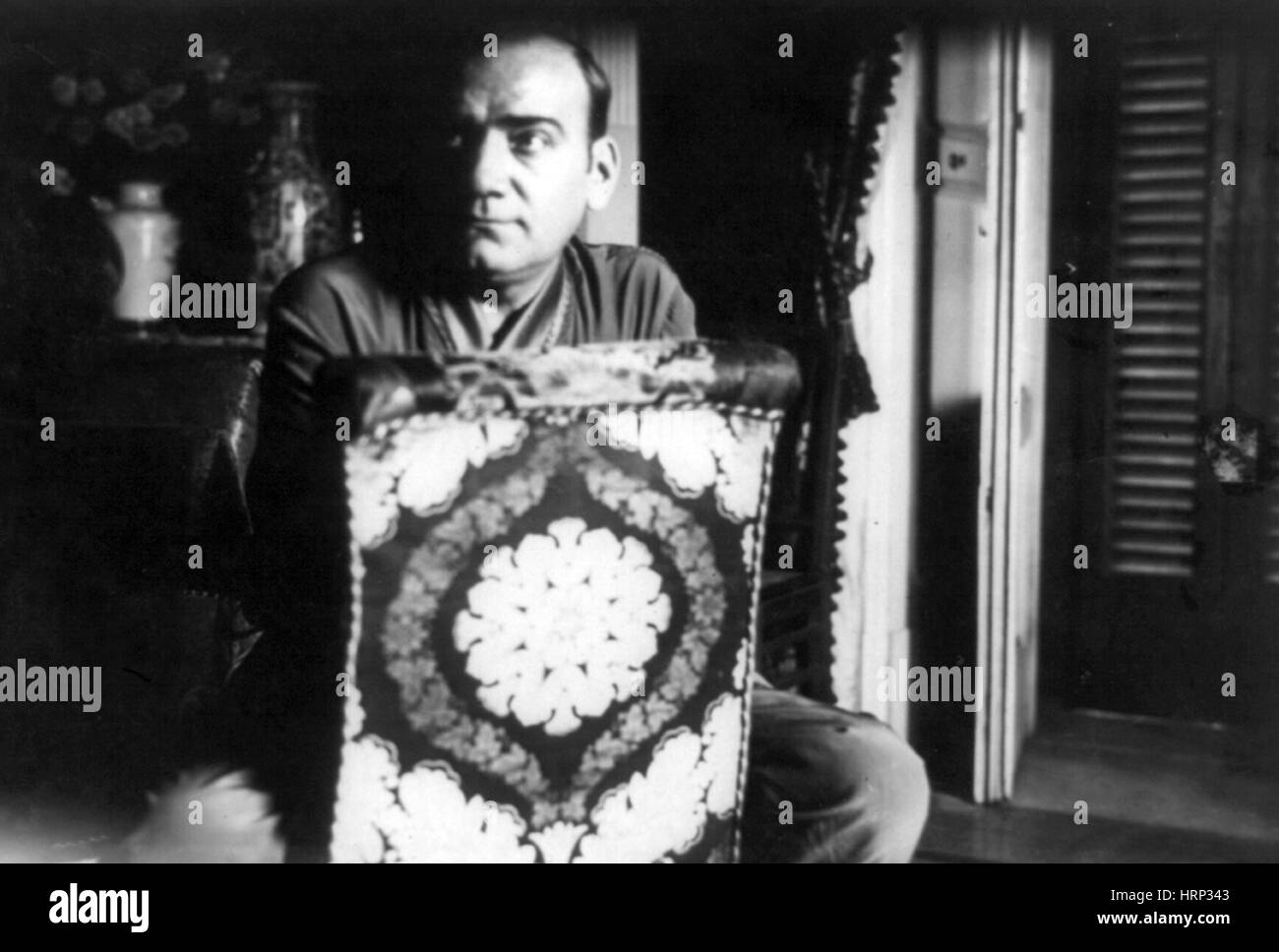 Enrico Caruso, ultimo noto foto, 1921 Foto Stock