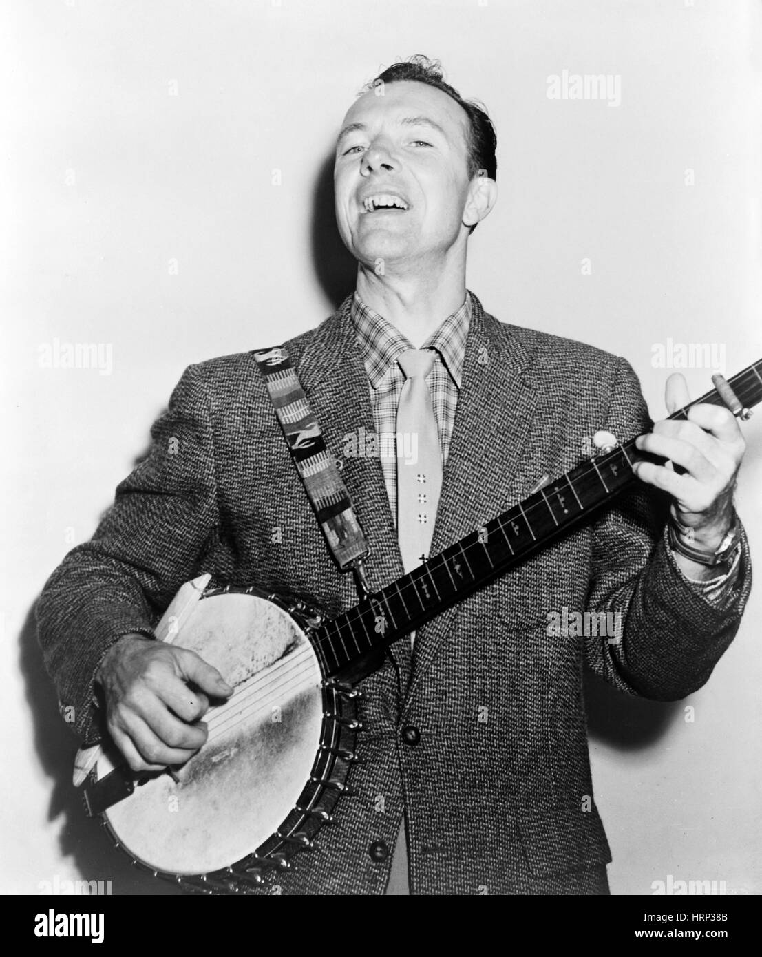 Pete Seeger, American Folk Singer Foto Stock