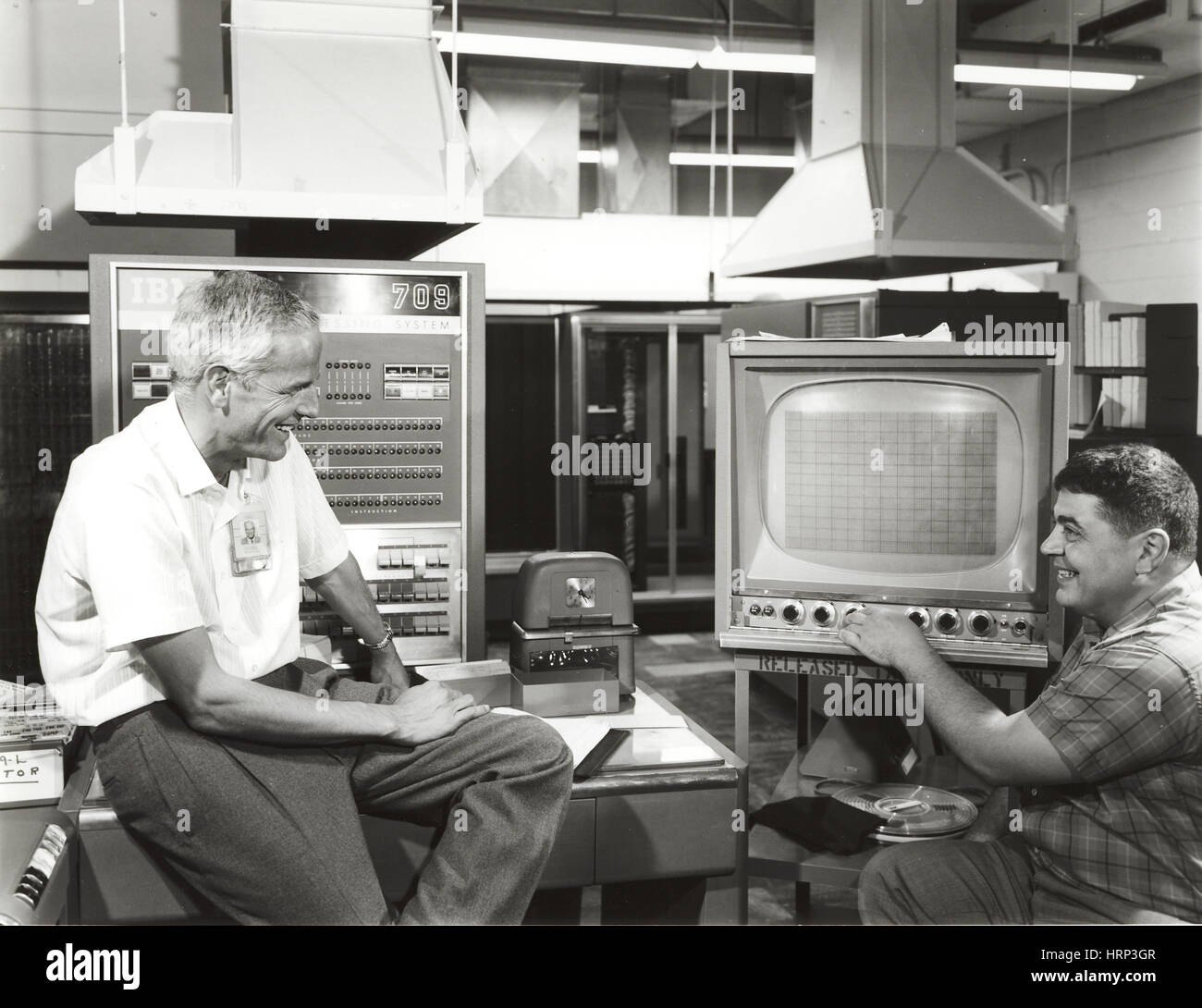 IBM 709, LLNL, 1961 Foto Stock
