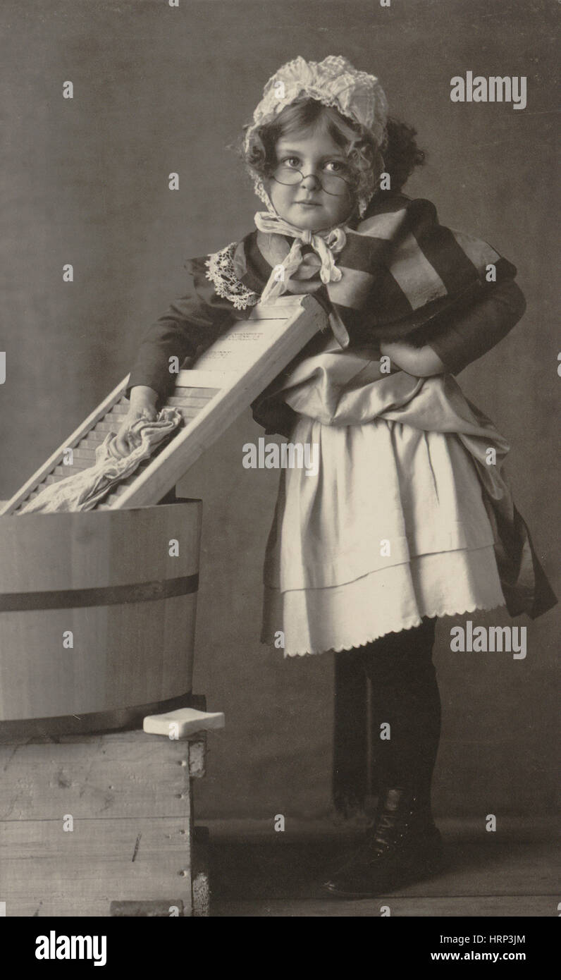 Una donna di lavoro non viene mai fatto, 1898 Foto Stock