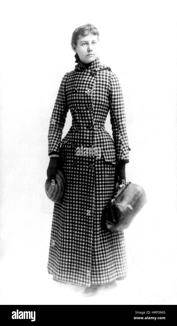 Nellie Bly, giornalista americano Foto Stock