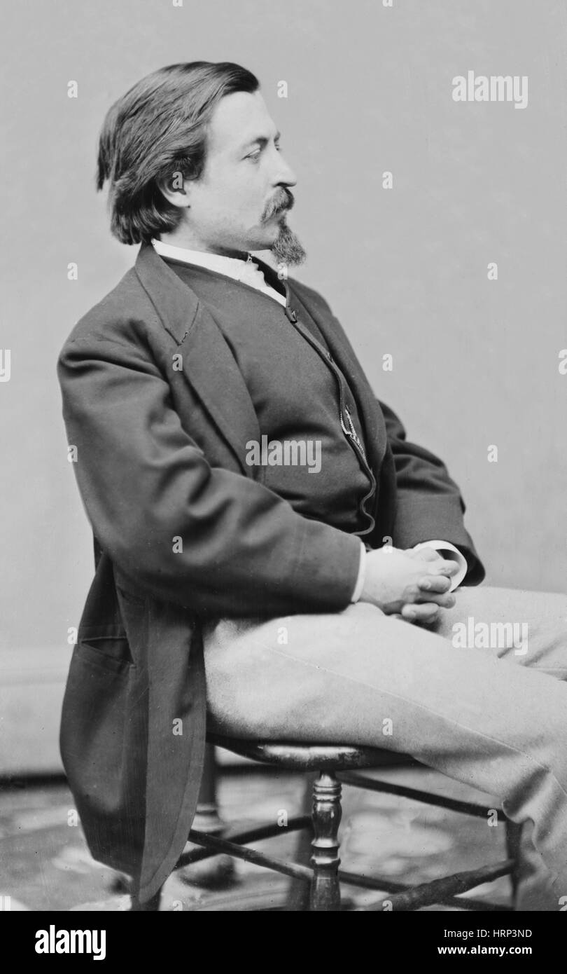 Thomas Nast, American Editorial Cartoonist Foto Stock