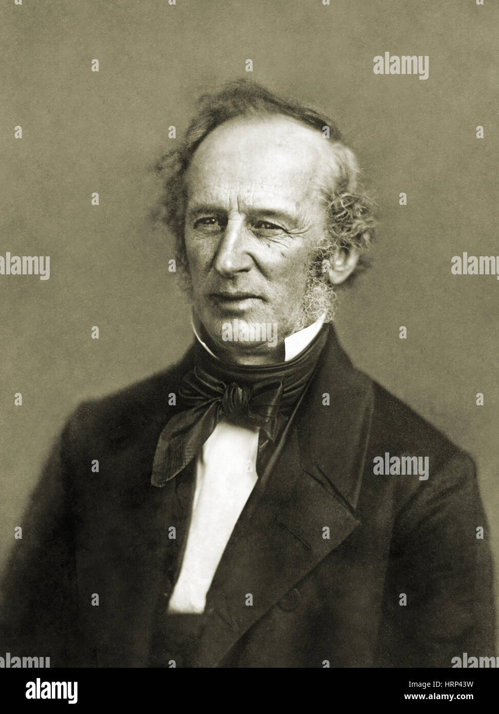 Cornelius Vanderbilt, uomo d'affari americano Foto Stock