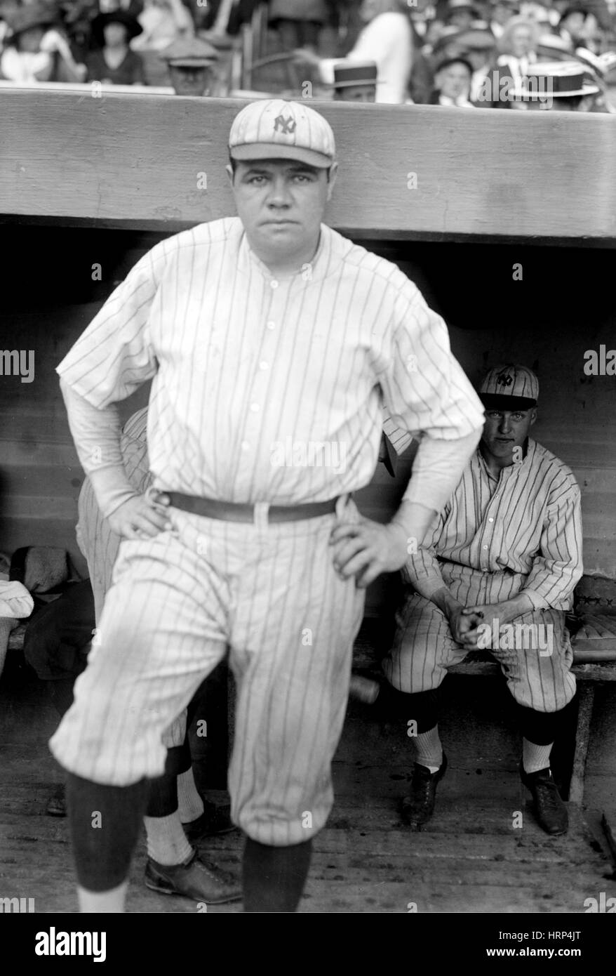Babe Ruth, baseball americano legenda Foto Stock